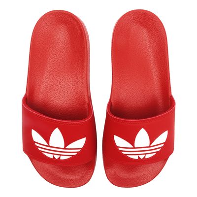 chinelo adidas vermelho
